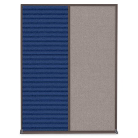 United Visual Products Single Door Radius Plus Corkboard, 24"X UV8001PLUS-GOLD-DBURGU